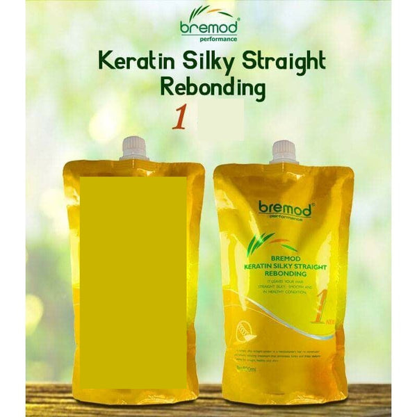 Bremod Keratin Silky Straight Rebonding (SET) | 800ML EACH